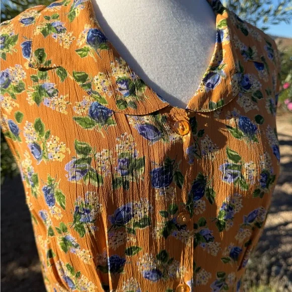 Vintage April Cornell Dress with Full Slip - Picture 3 of 7